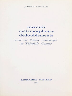 cover image of Travestis, métamorphoses, dédoublements